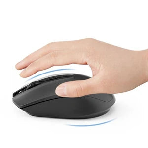 Wireless Mouse, 2.4G Ergonomic Optical Mouse, Computer Mouse for Laptop, PC,Chromebook,Notebook,Rechargeable Small Cordless Mice