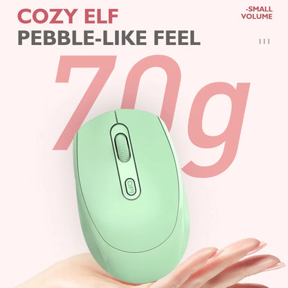 Wireless Mouse, 2.4G Ergonomic Optical Mouse, Computer Mouse for Laptop, PC,Chromebook,Notebook,Rechargeable Small Cordless Mice