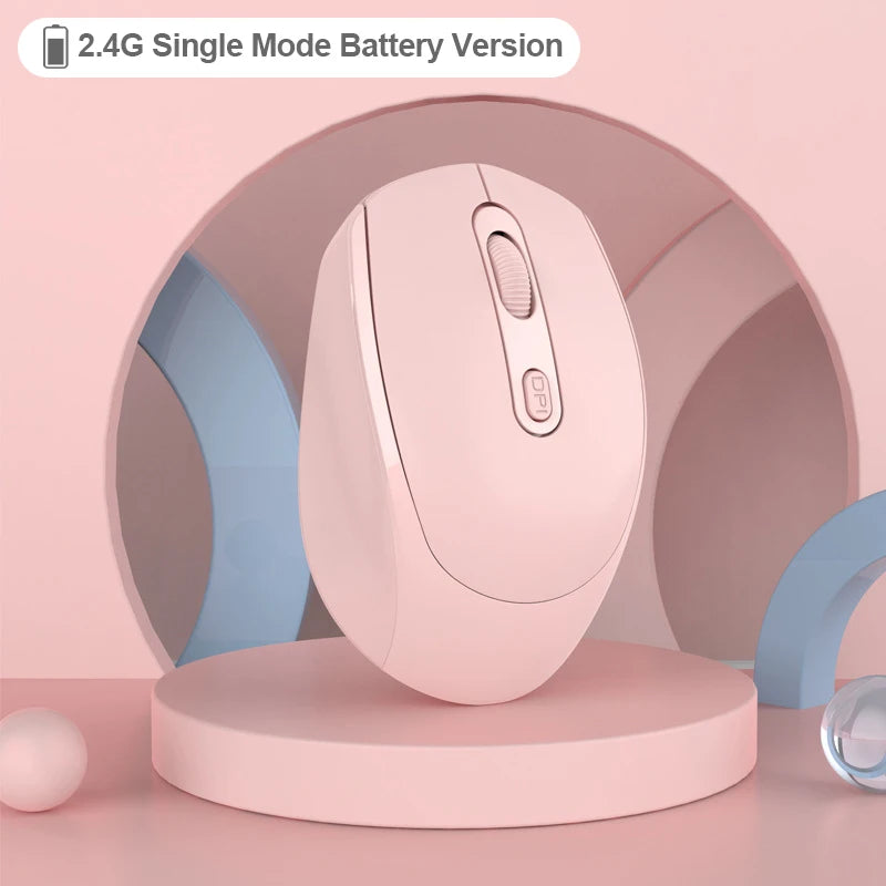 Wireless Mouse, 2.4G Ergonomic Optical Mouse, Computer Mouse for Laptop, PC,Chromebook,Notebook,Rechargeable Small Cordless Mice