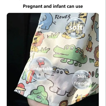 Suction Cup Curtain In The Car Window Sunshade Cover Cartoon Universal Side Window Sunshade UV Protection For Kid Baby Children