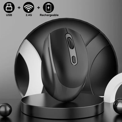 Wireless Mouse, 2.4G Ergonomic Optical Mouse, Computer Mouse for Laptop, PC,Chromebook,Notebook,Rechargeable Small Cordless Mice